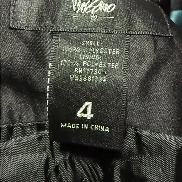 🧚🏻♀️ Mossimo teal and black a-line skirt size 4 - Picture 3 of 6